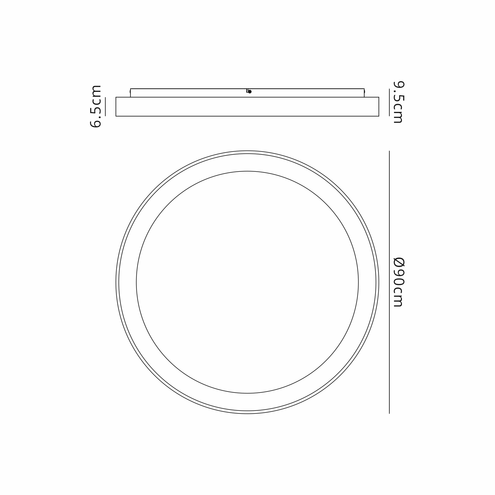 M8030  Niseko Ceiling Ring 78W LED Wood